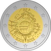 Belgie 2 euro 2012 Tien jaar Euro UNC